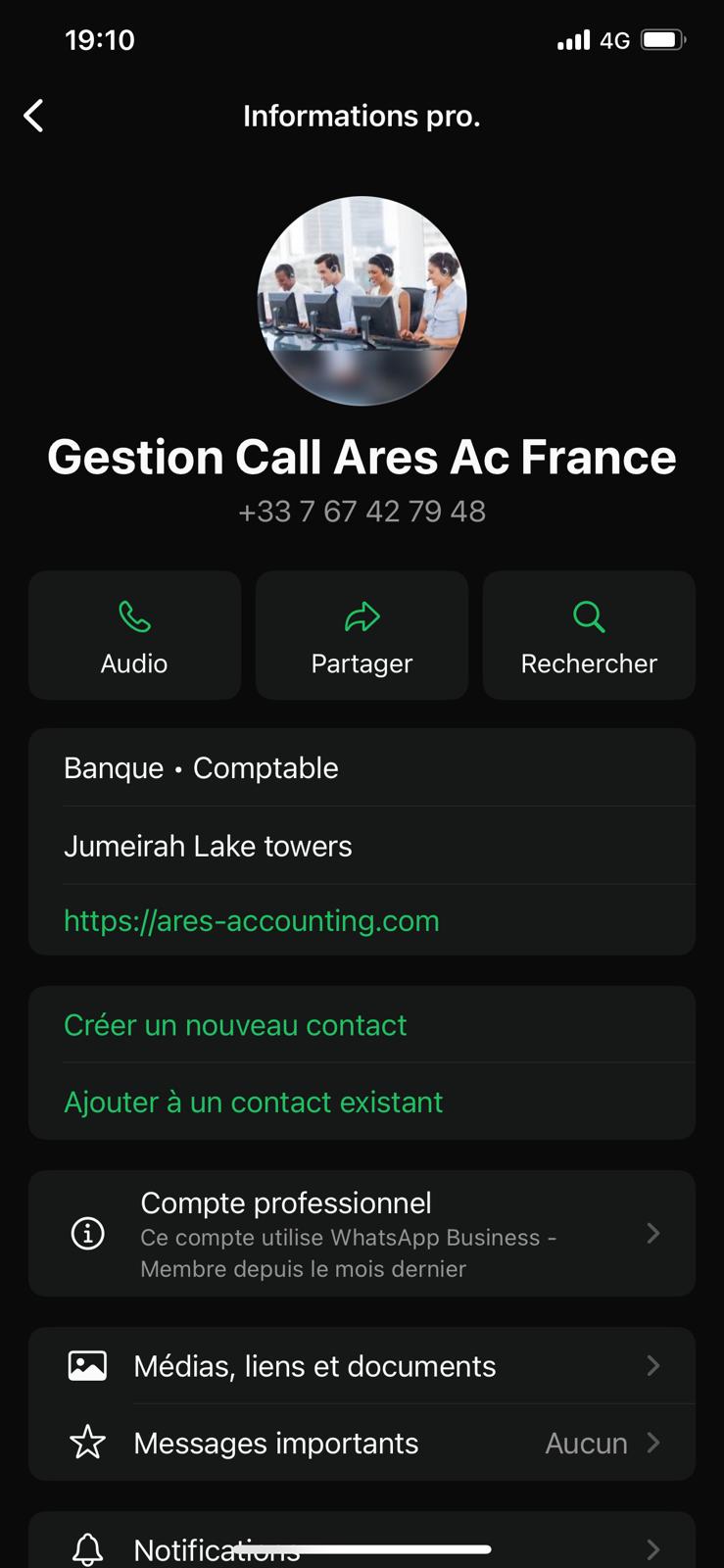 Arnaque whatsapp
